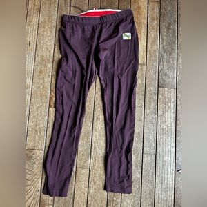 Tracksmith Allston running tights. Maroon size women’s large.